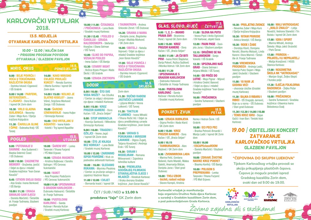Karlovački vrtuljak 2018 Program 1